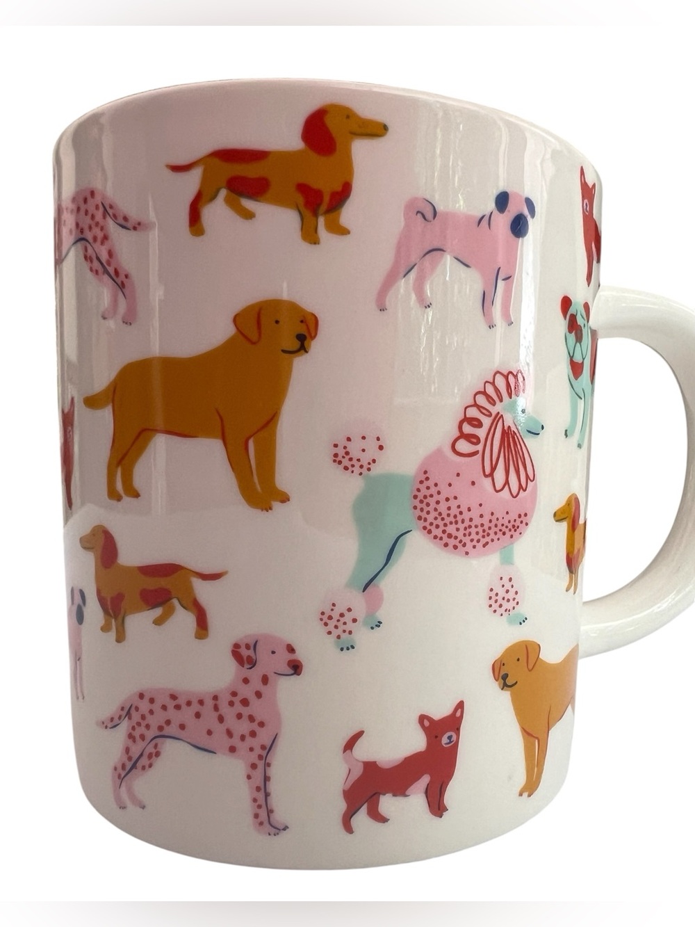 Parker Lane Stoneware Coffee Mug 16 oz Dog Person Tea Mug Cup NEW - Picture 3 of 11
